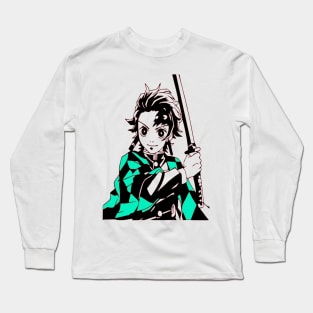 Tanjiro Kamado Demon Slayer Long Sleeve T-Shirt